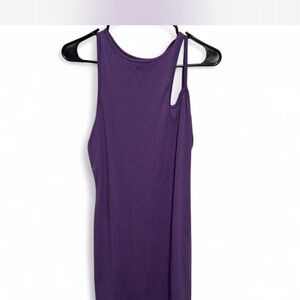 Primark Ribbed Purple Dress